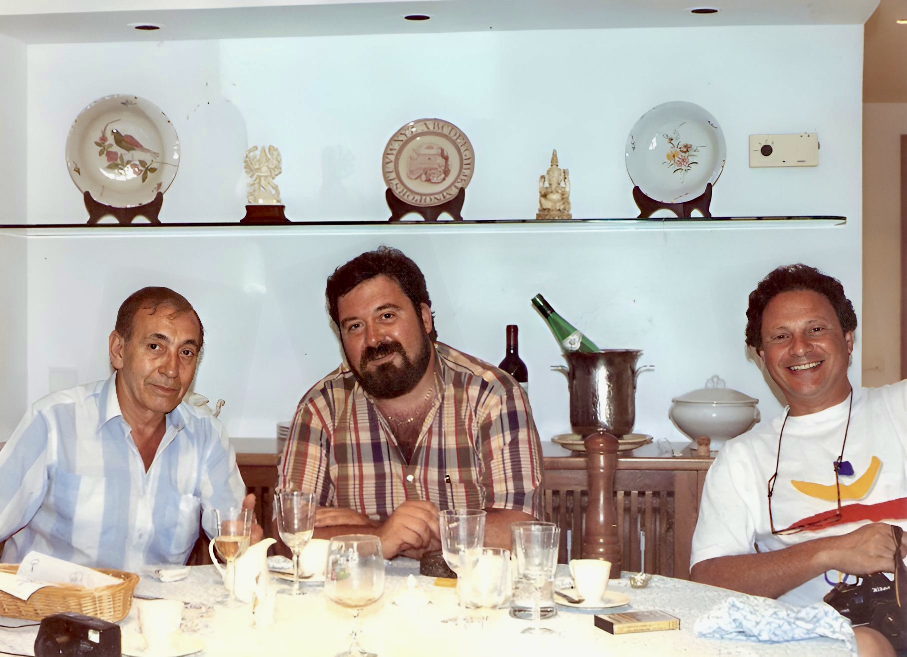 Miguel Gila, Jordi Estadella y Roberto Mosca